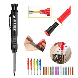 Deep Hole Marker Pen with Built in Sharpener